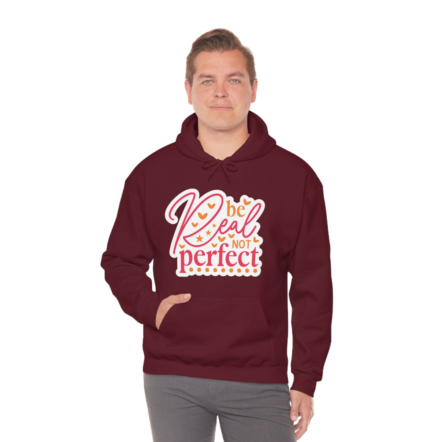 Real Not Perfect Positivity - Hooded Sweatshirt for Women
