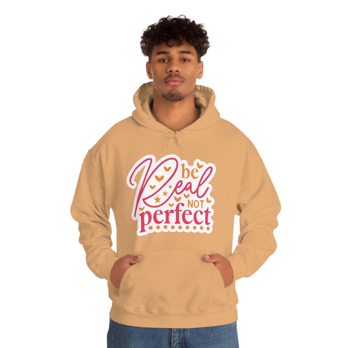 Real Not Perfect Positivity - Hooded Sweatshirt for Women