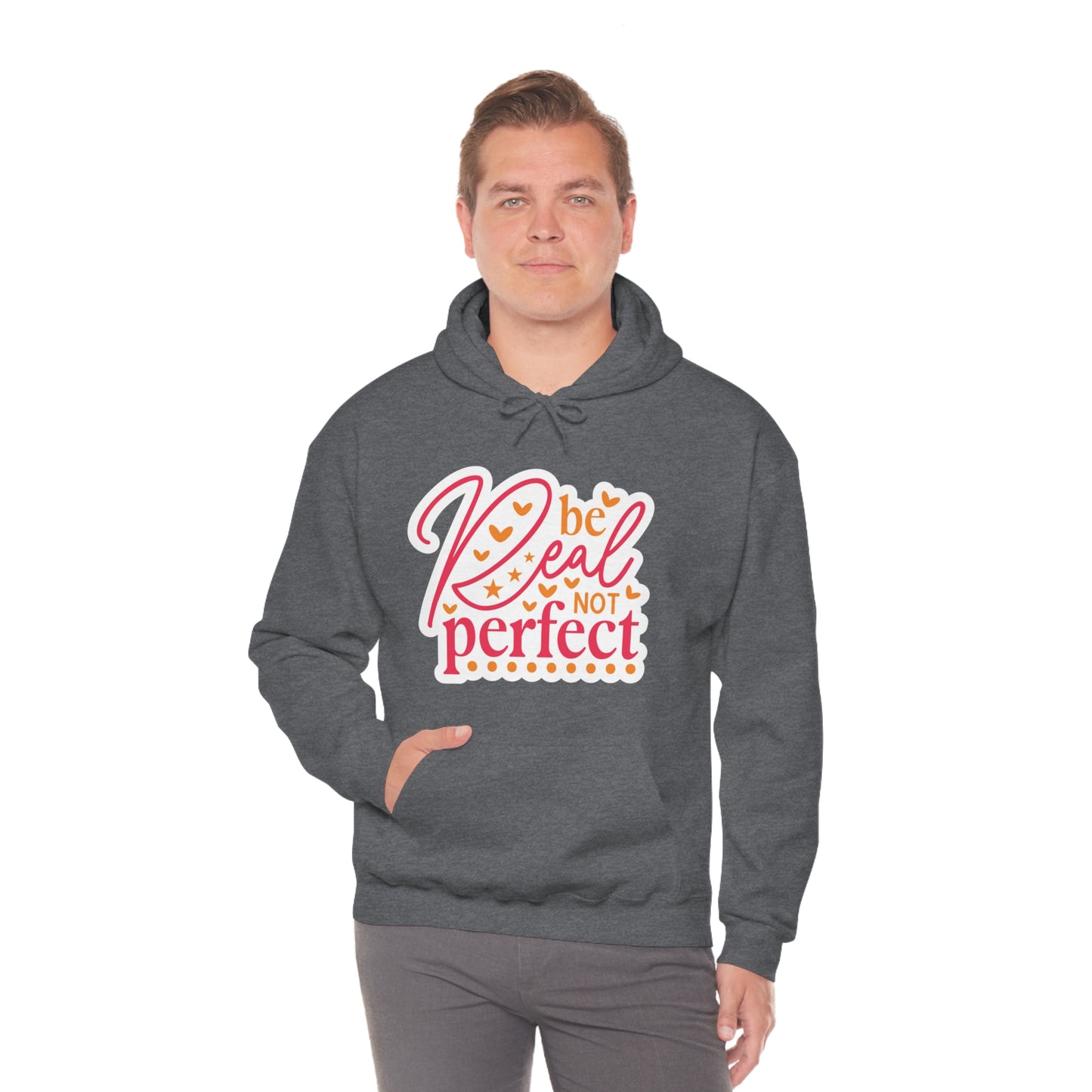 Real Not Perfect Positivity - Hooded Sweatshirt for Women