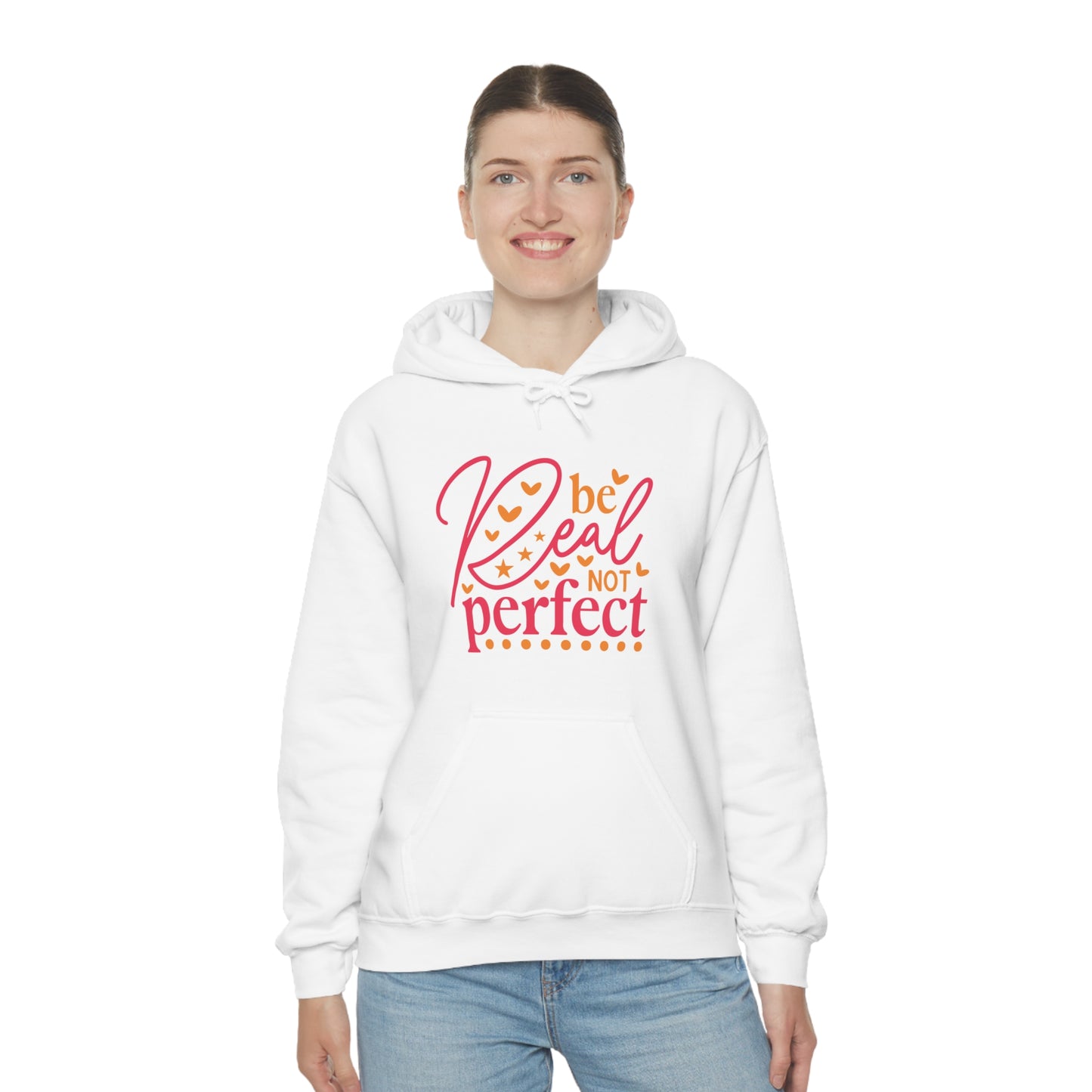Real Not Perfect Positivity - Hooded Sweatshirt for Women