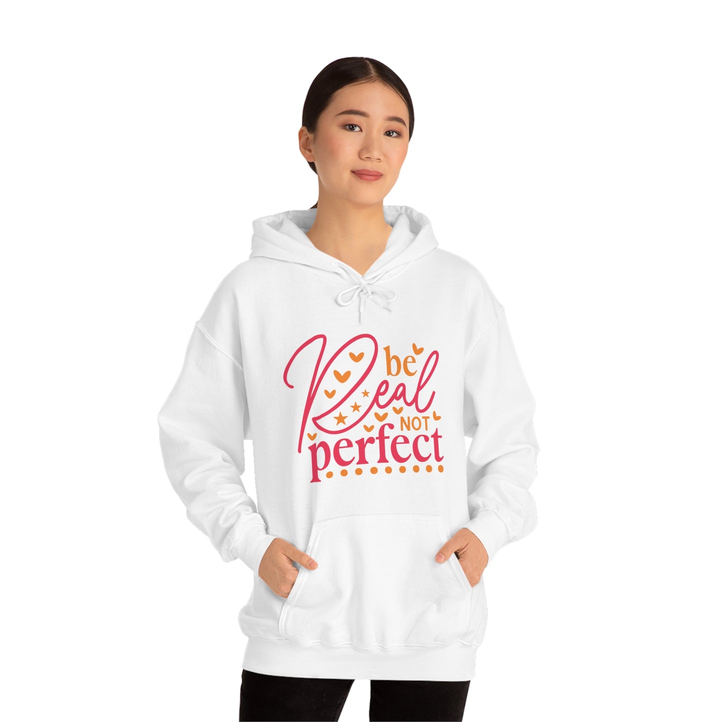Real Not Perfect Positivity - Hooded Sweatshirt for Women