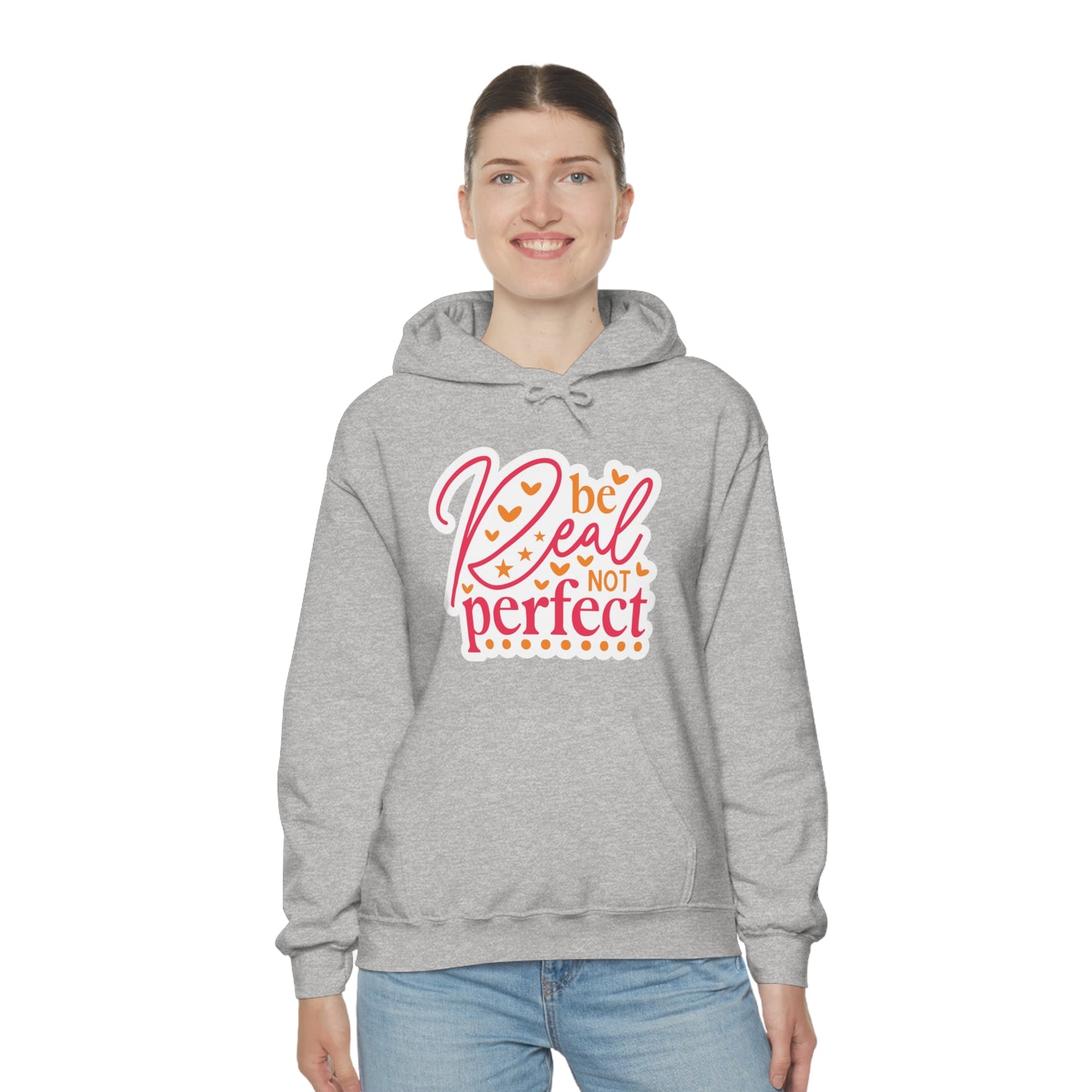 Real Not Perfect Positivity - Hooded Sweatshirt for Women