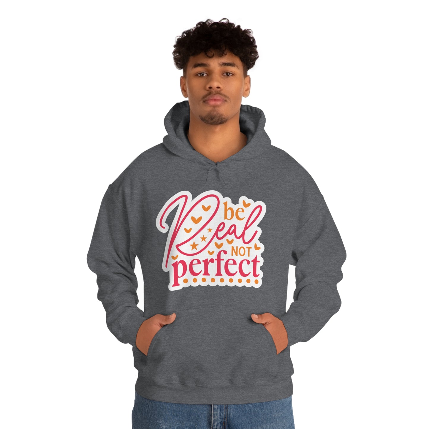 Real Not Perfect Positivity - Hooded Sweatshirt for Women