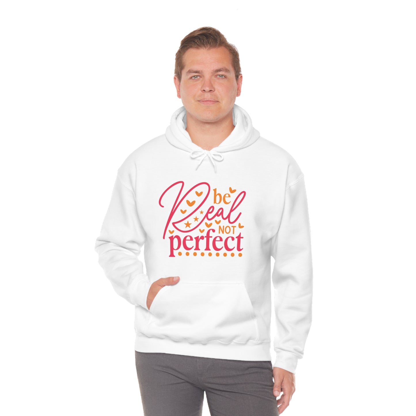 Real Not Perfect Positivity - Hooded Sweatshirt for Women