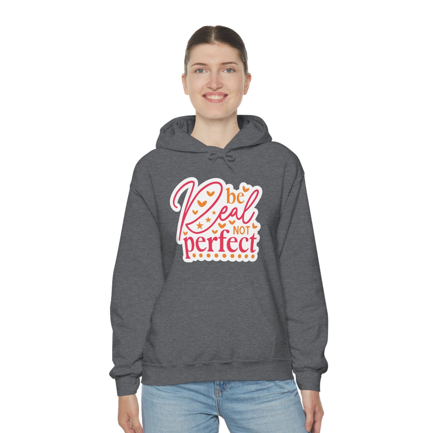 Real Not Perfect Positivity - Hooded Sweatshirt for Women