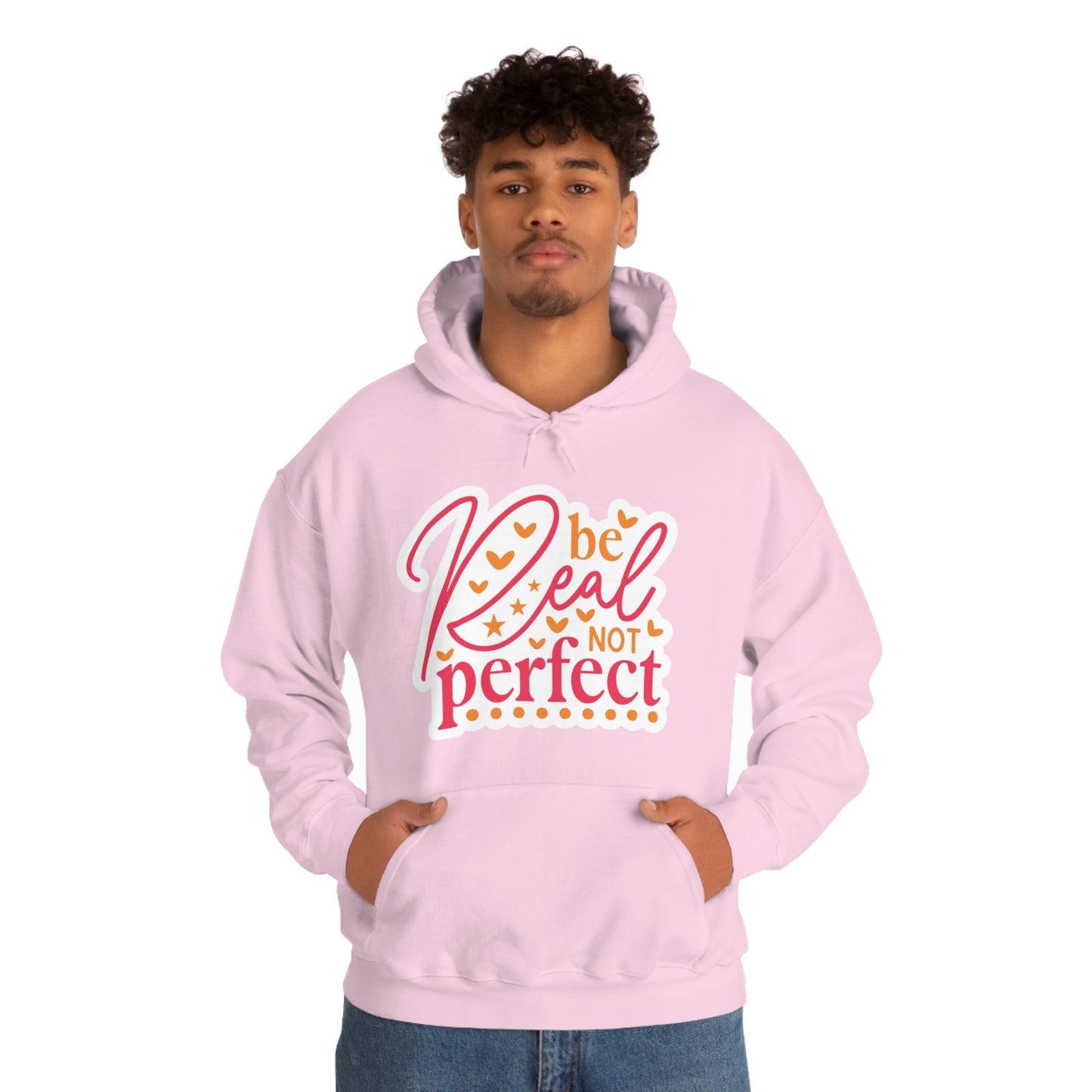 Real Not Perfect Positivity - Hooded Sweatshirt for Women