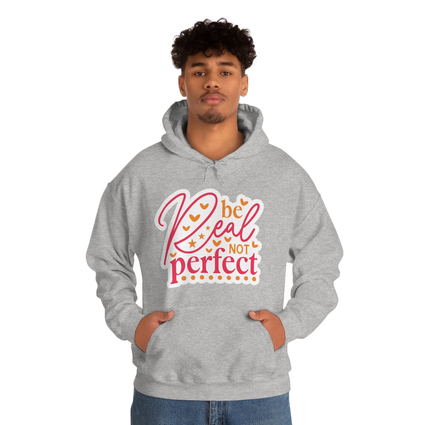 Real Not Perfect Positivity - Hooded Sweatshirt for Women