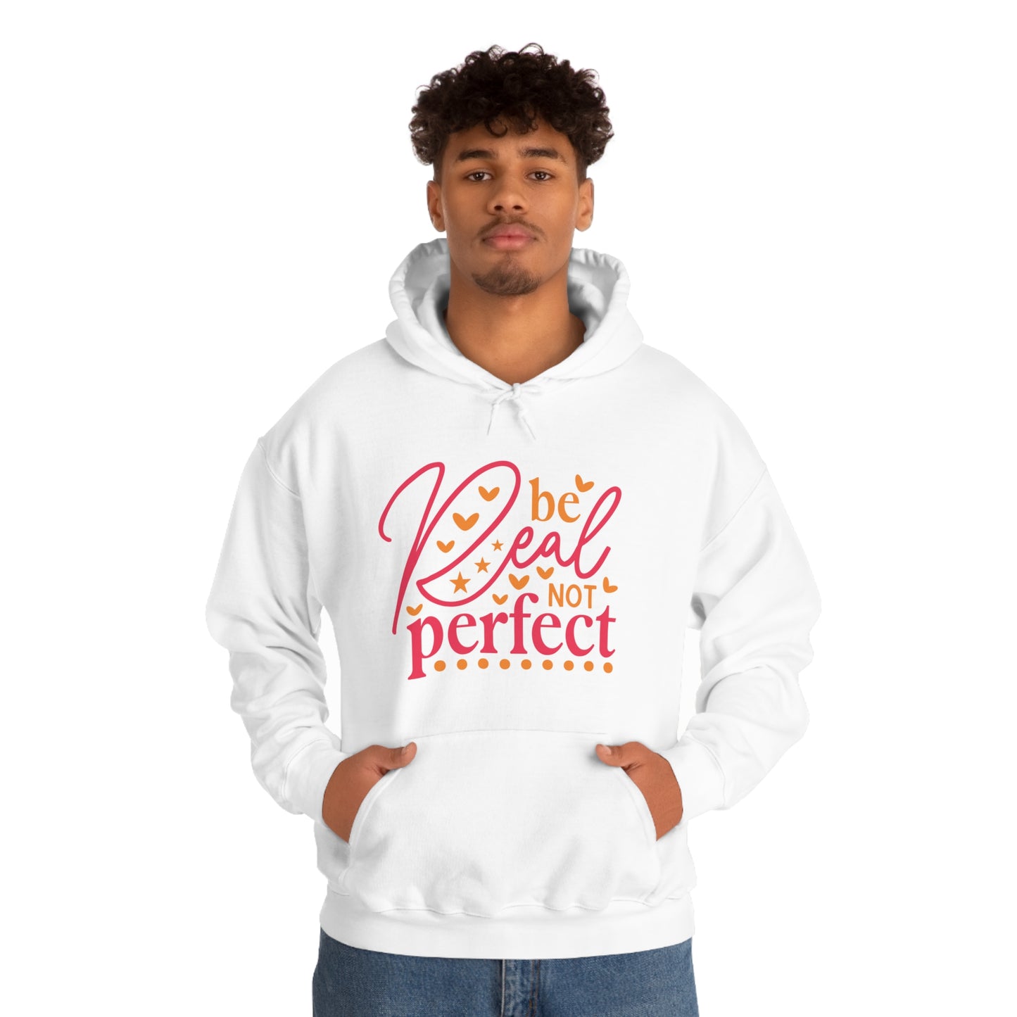 Real Not Perfect Positivity - Hooded Sweatshirt for Women