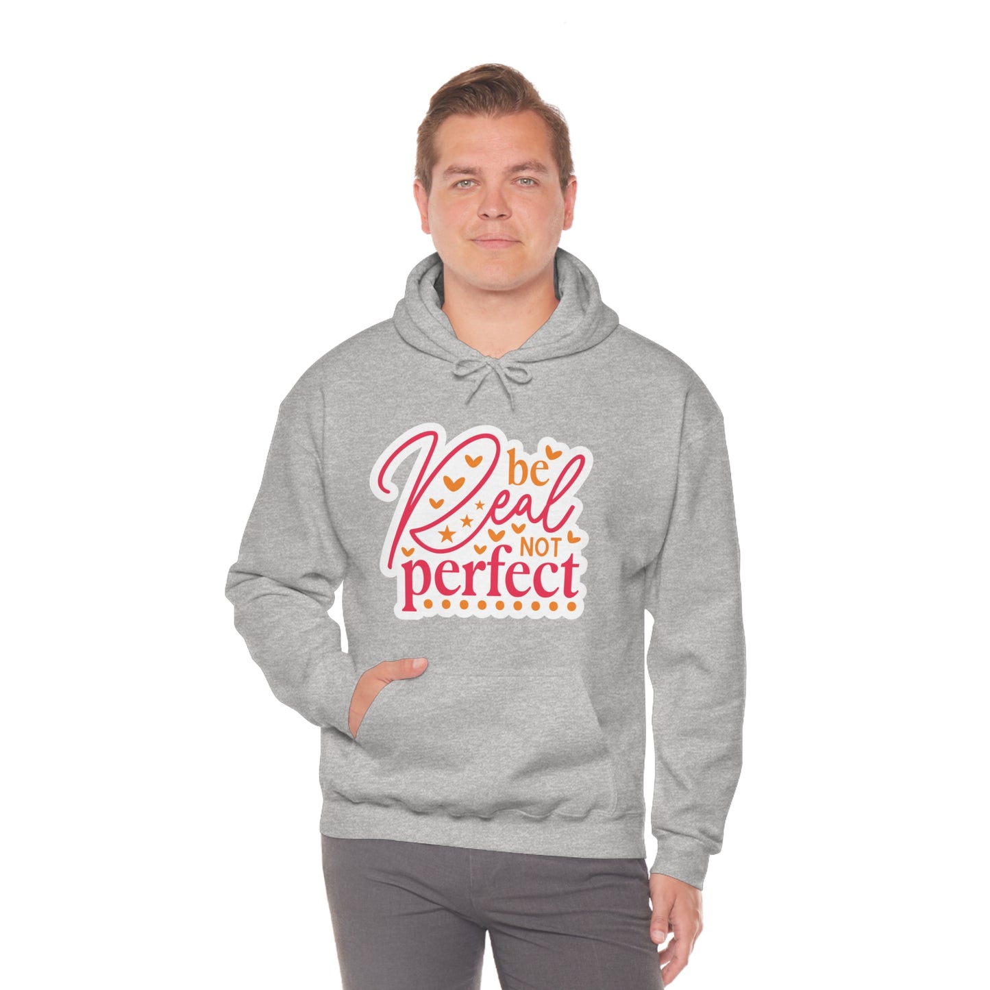 Real Not Perfect Positivity - Hooded Sweatshirt for Women