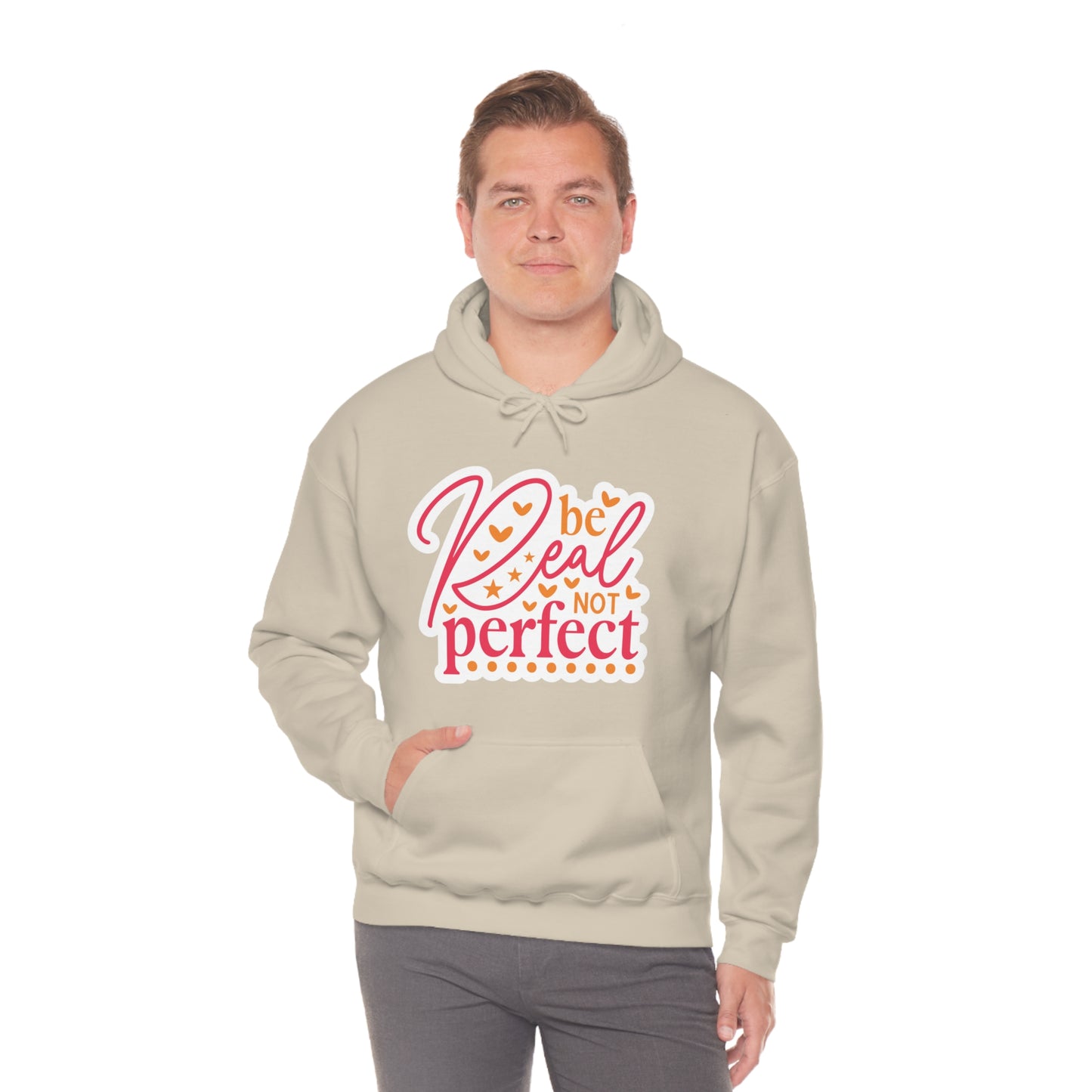 Real Not Perfect Positivity - Hooded Sweatshirt for Women
