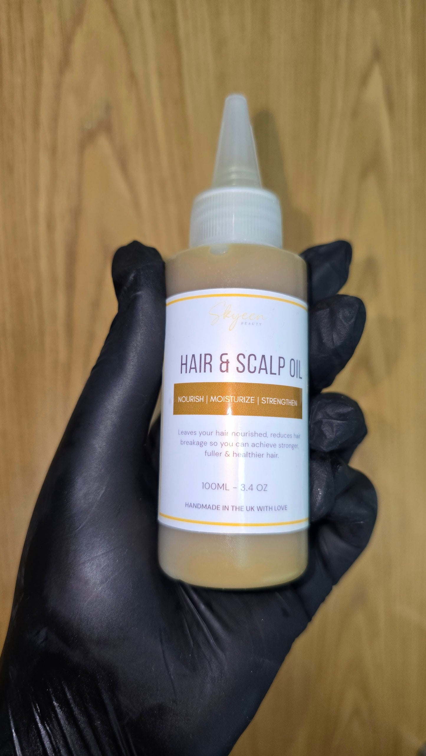 Hair Scalp Oil for Nourishing Hair With Rosemary Oil, Coconut Oil, Castor Oil, Pumpkin Seed Oil - Skyeen Beauty