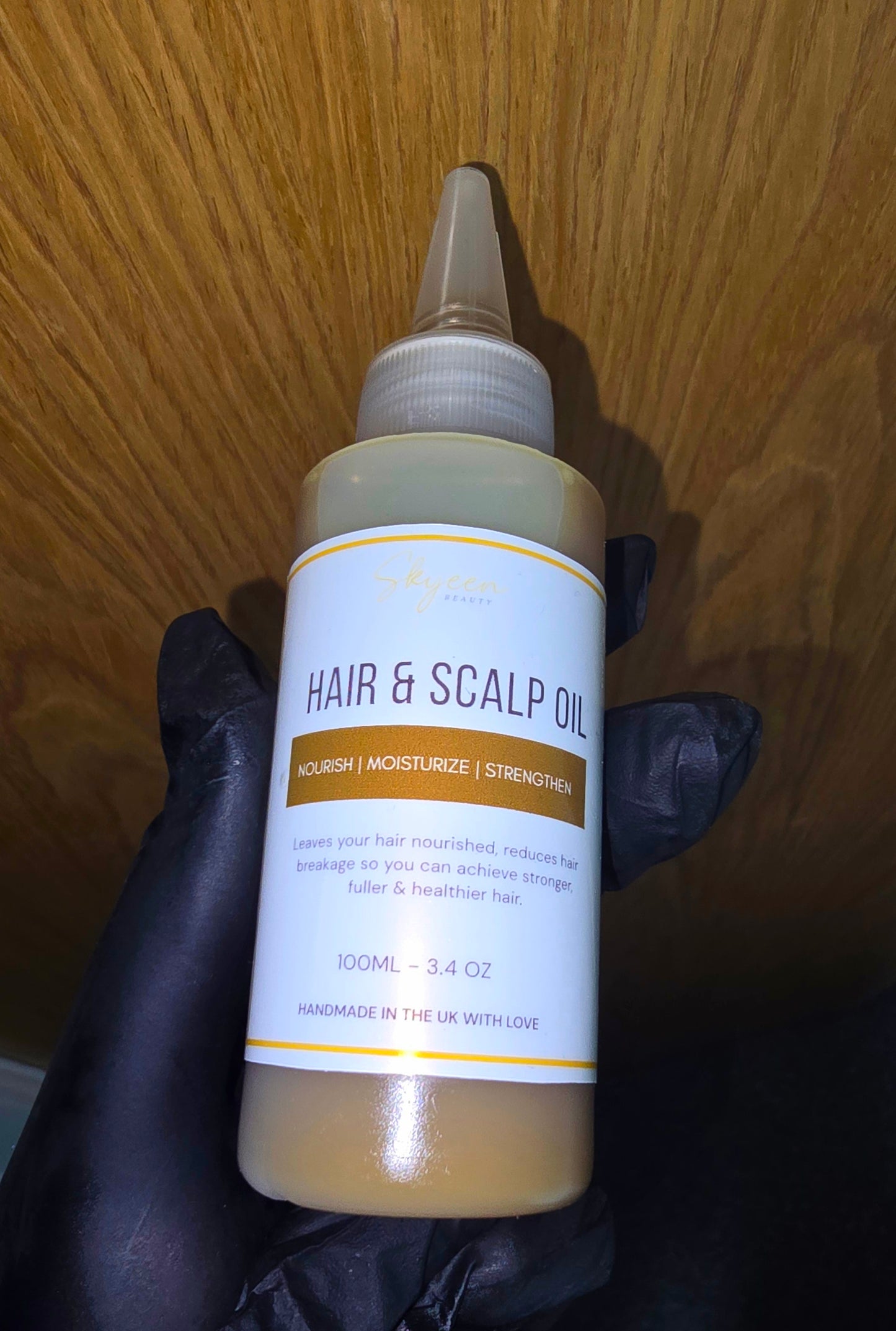 Hair Scalp Oil for Nourishing Hair With Rosemary Oil, Coconut Oil, Castor Oil, Pumpkin Seed Oil - Skyeen Beauty