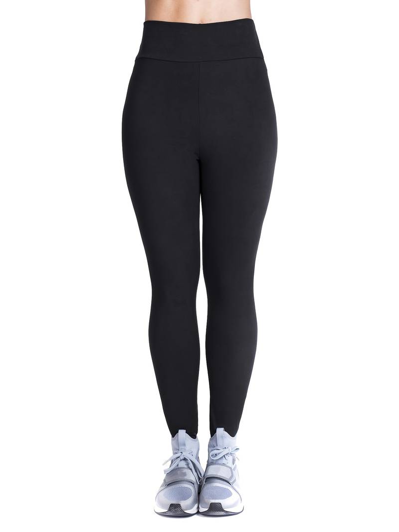 Black High Waisted Tummy Control Gym Leggings for Women