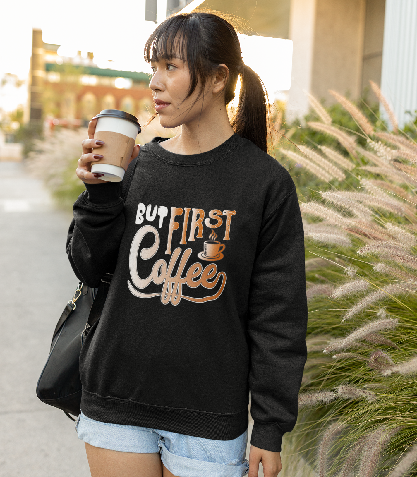 But First Coffee Sweatshirt for Women