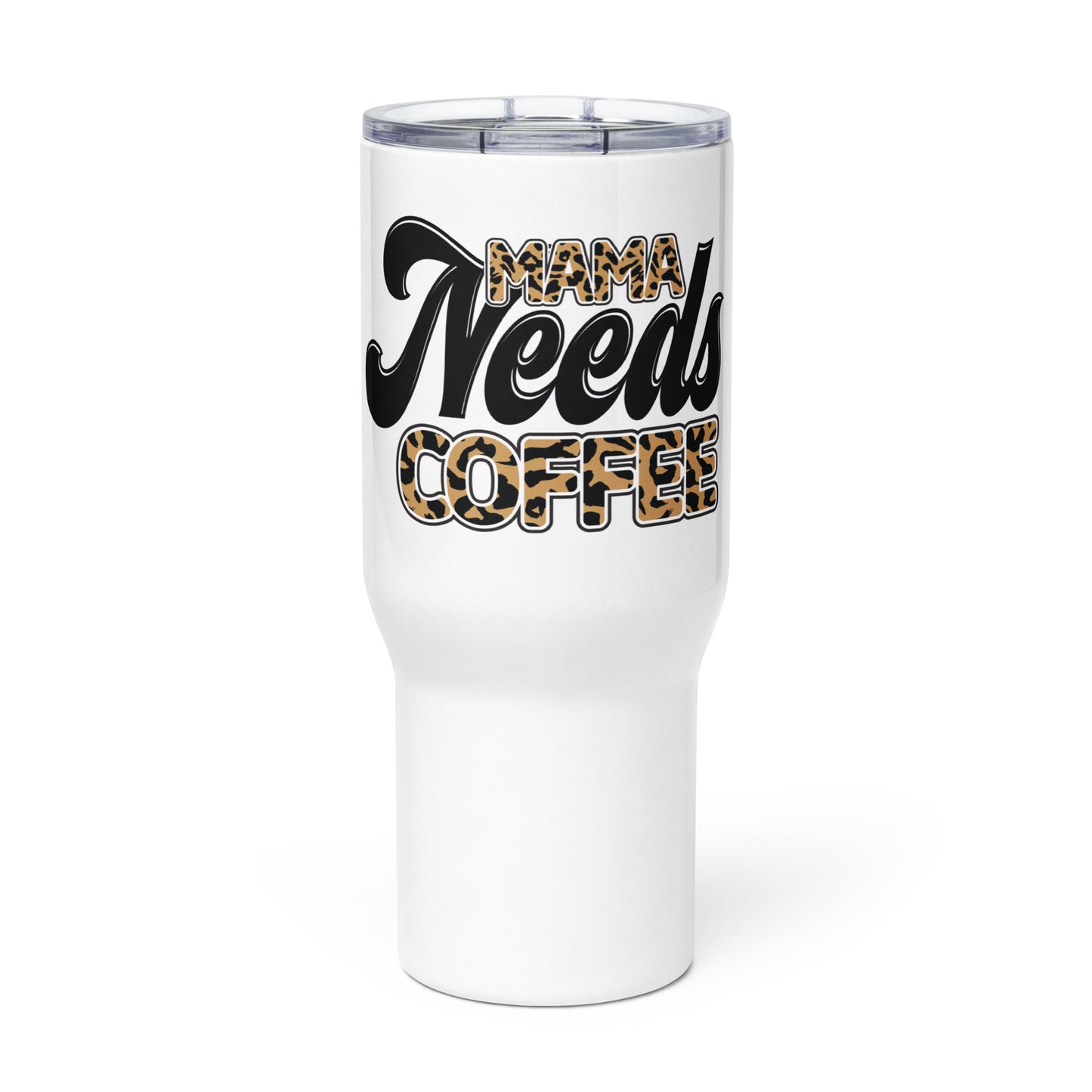 Stainless Steel Insulated Tumbler With Handle and Straws Lid - 25 oz