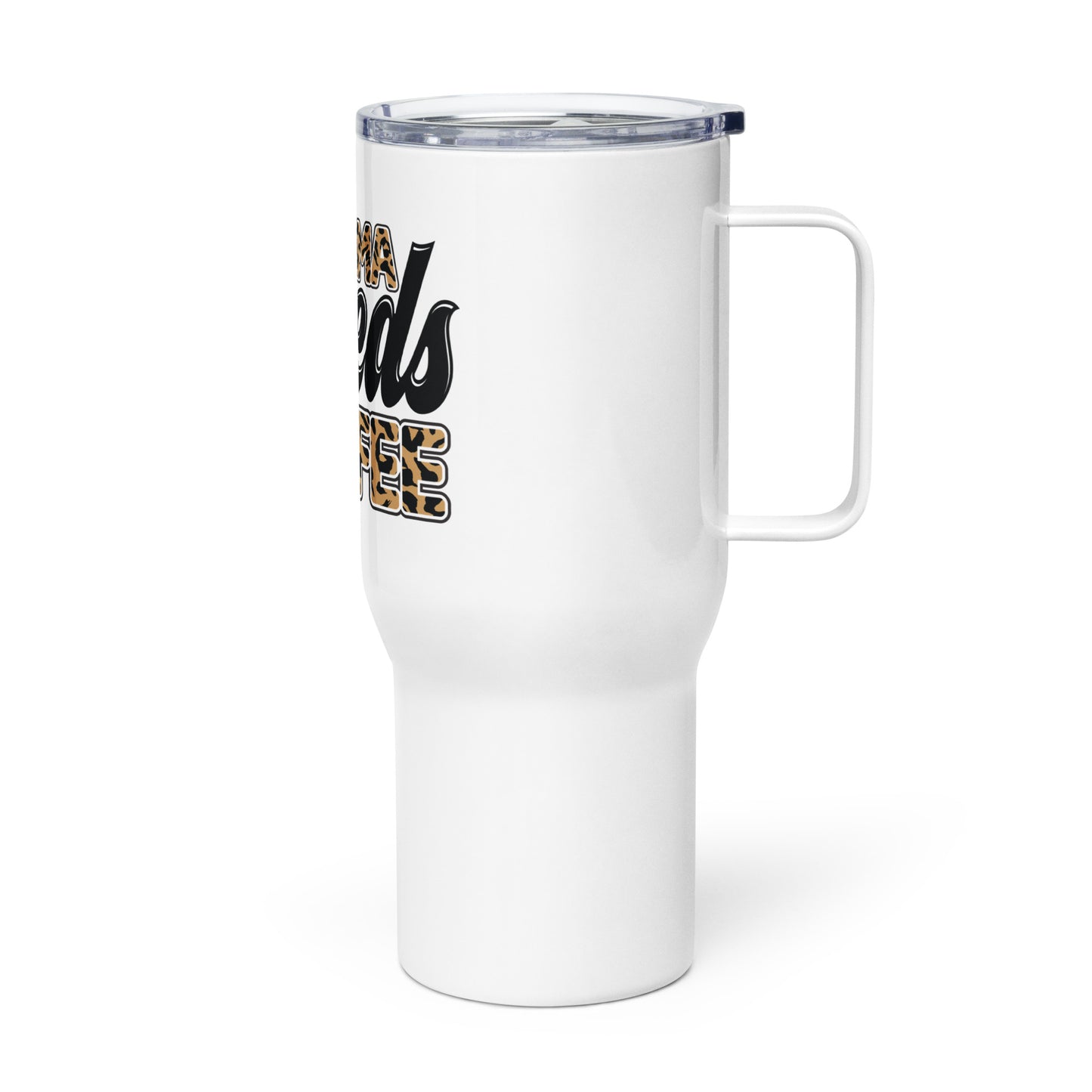Stainless Steel Insulated Tumbler With Handle and Straws Lid - 25 oz