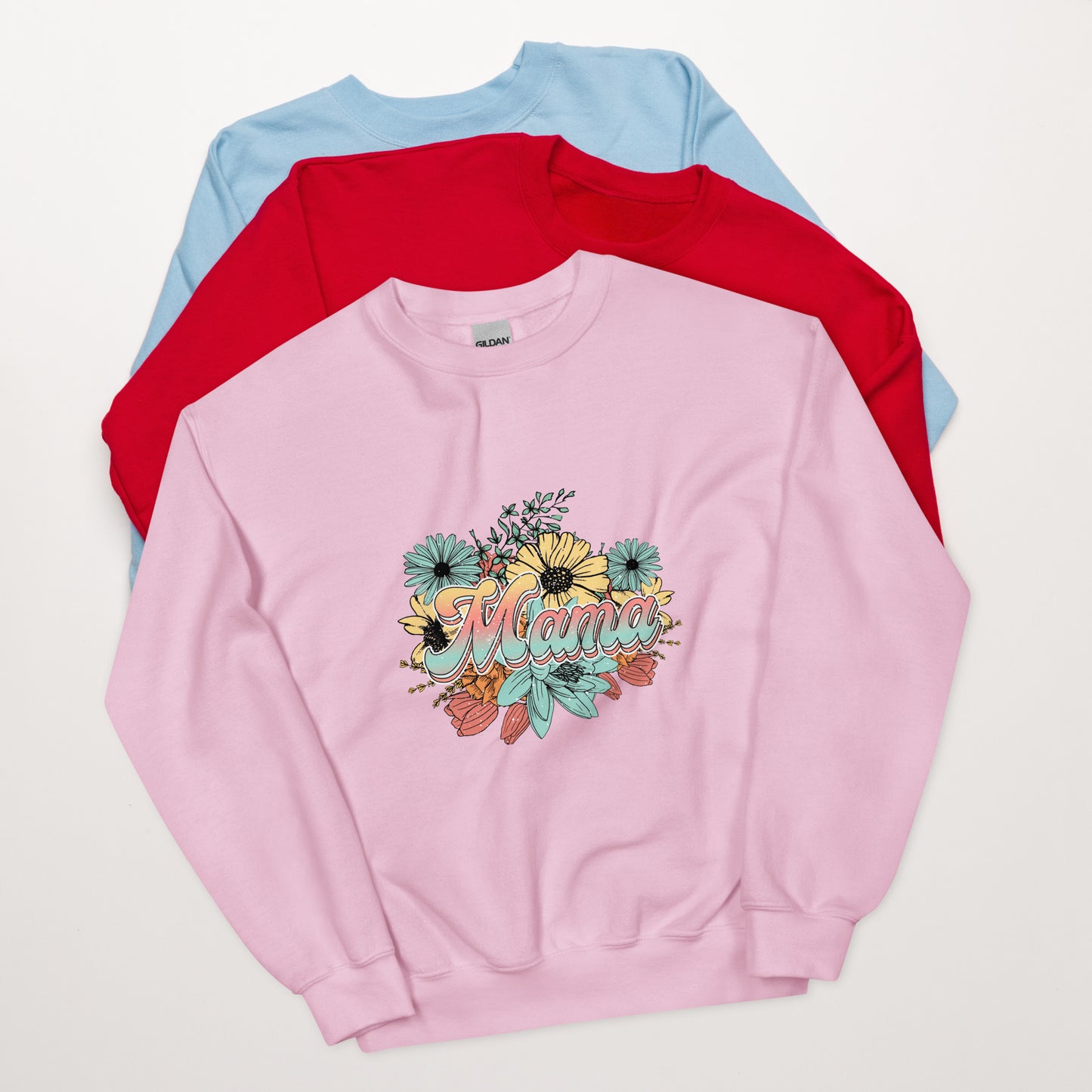 Mama Floral - Sweatshirt for Women