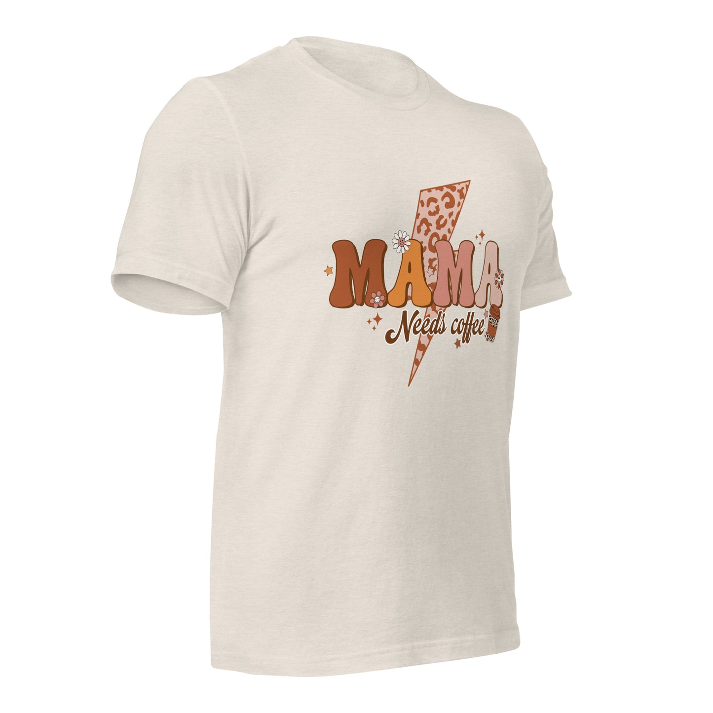 Mama Needs Coffee - Soft Organic Cotton Tshirt for Women