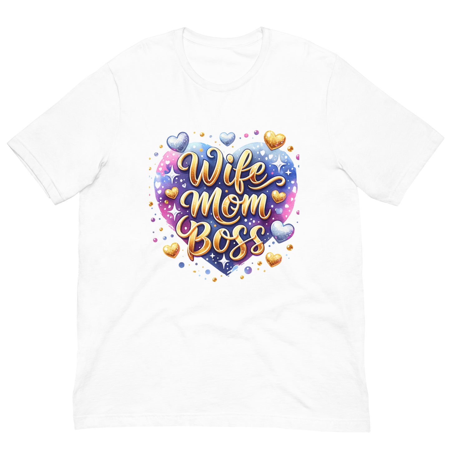 Wife Mom Boss Tshirt for Women