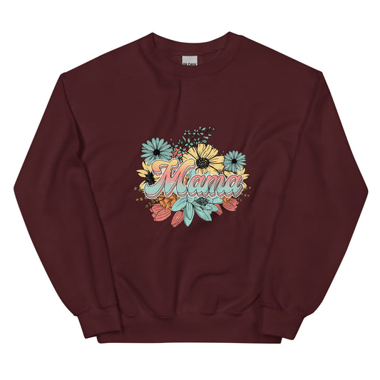 Mama Floral - Sweatshirt for Women