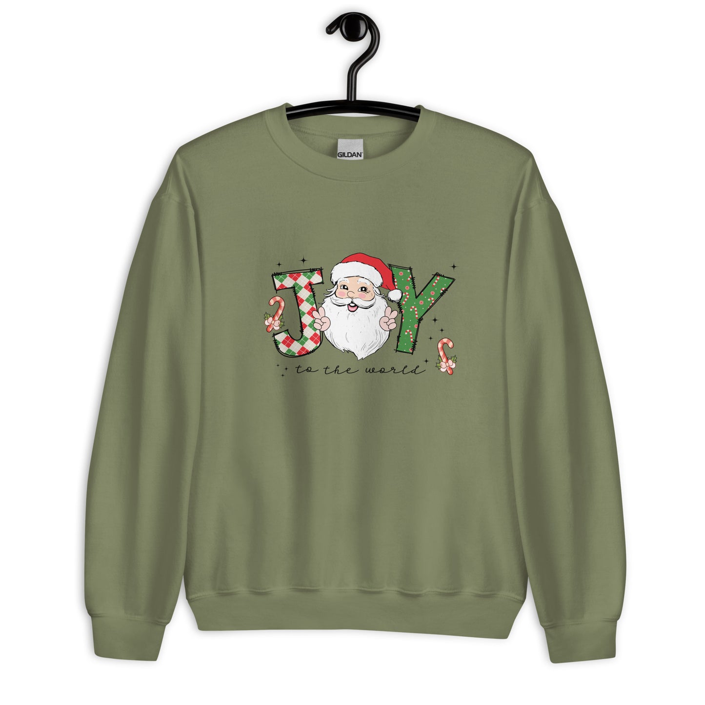 Joy to the World Christmas Sweatshirt for Women