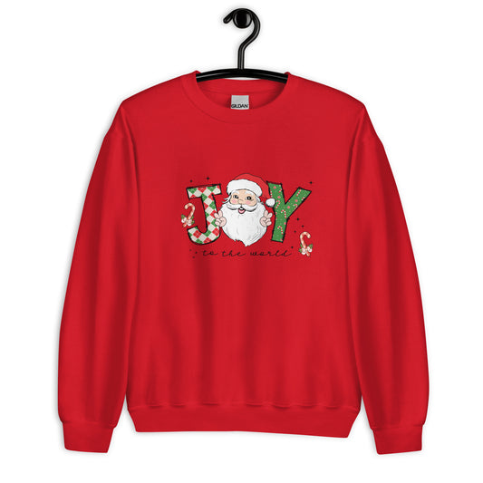 Joy to the World Christmas Sweatshirt for Women