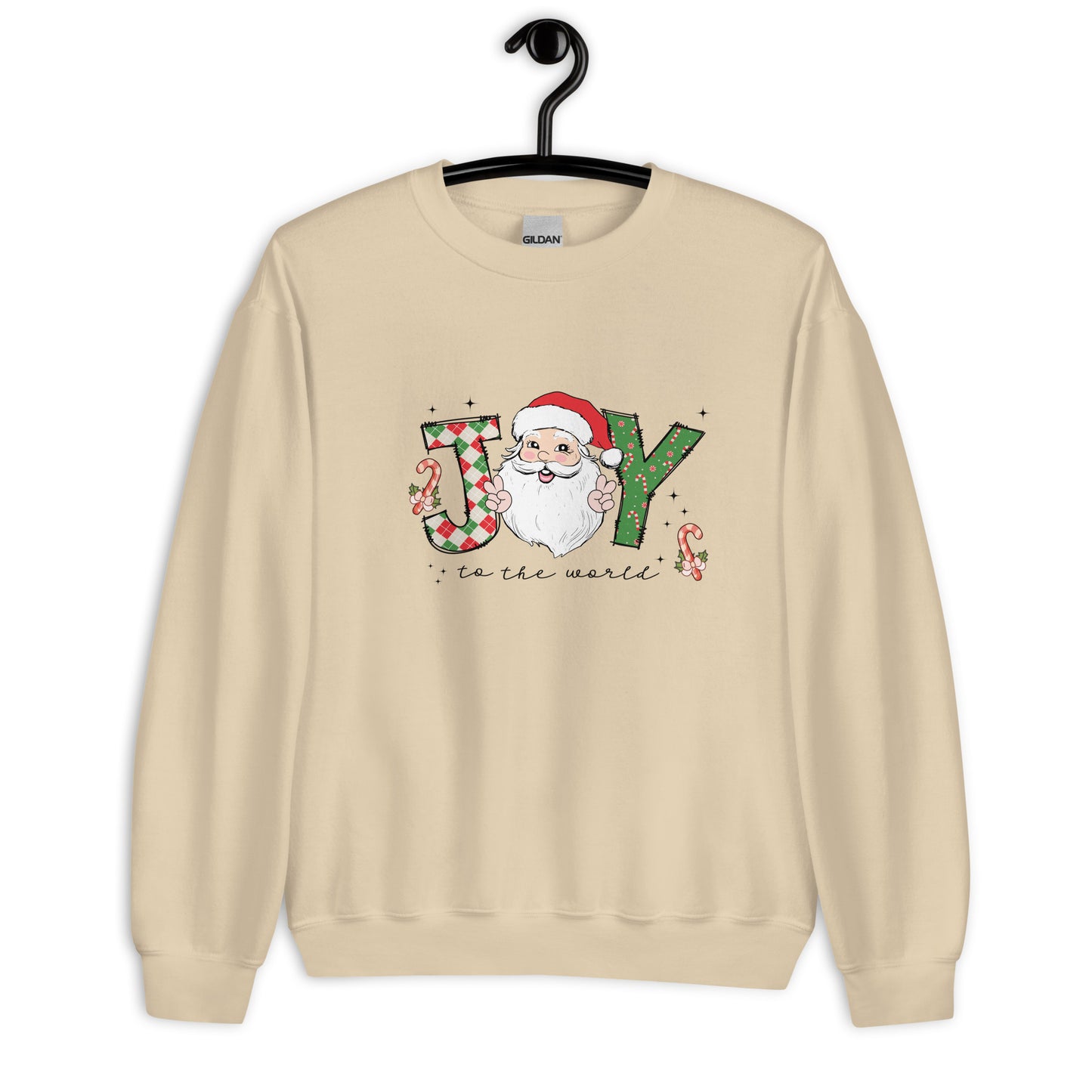 Joy to the World Christmas Sweatshirt for Women