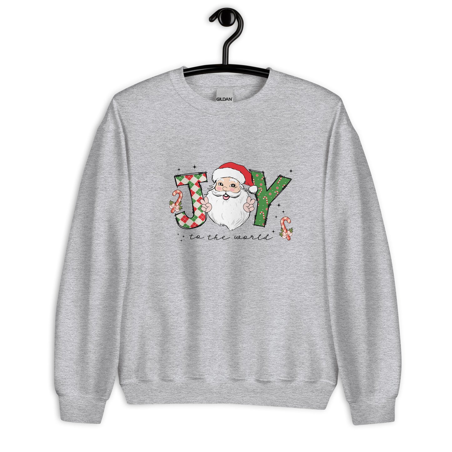 Joy to the World Christmas Sweatshirt for Women