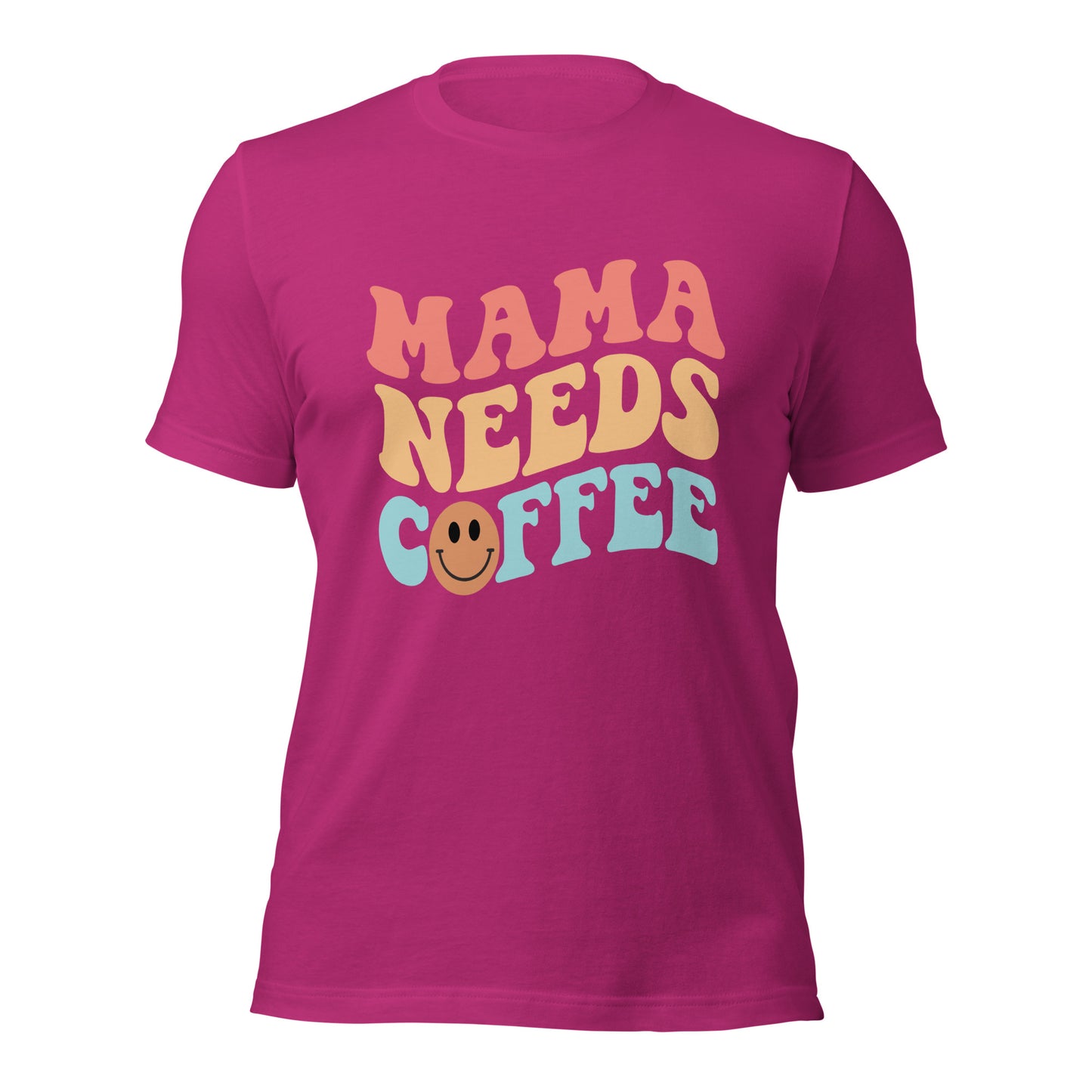 Mama Needs Coffee - Soft Organic Cotton Tshirt for Women