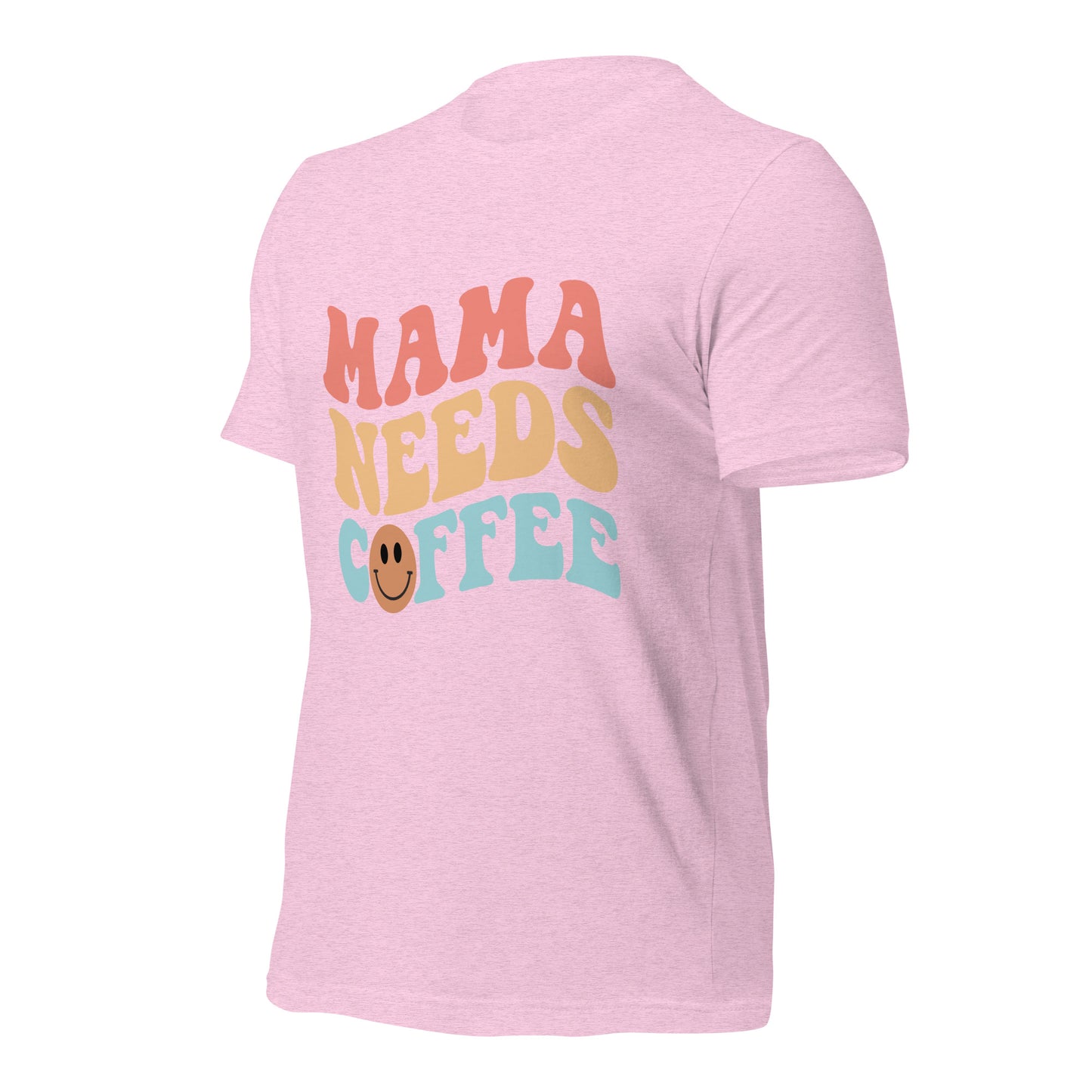 Mama Needs Coffee - Soft Organic Cotton Tshirt for Women