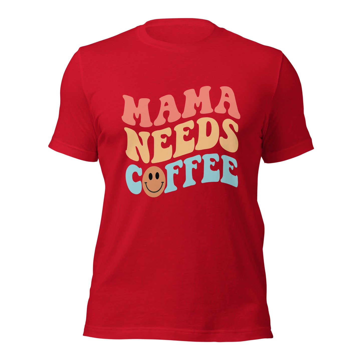 Mama Needs Coffee - Soft Organic Cotton Tshirt for Women