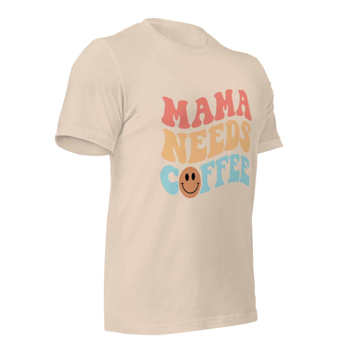 Mama Needs Coffee - Soft Organic Cotton Tshirt for Women