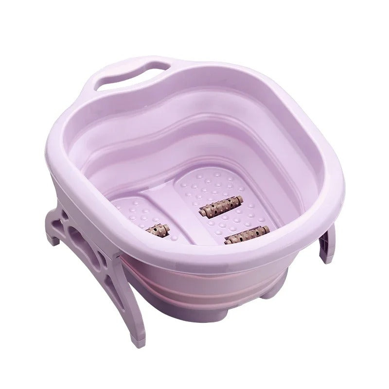 Foldable Foot Care Spa Massage Roller Pedicure Bath Tub